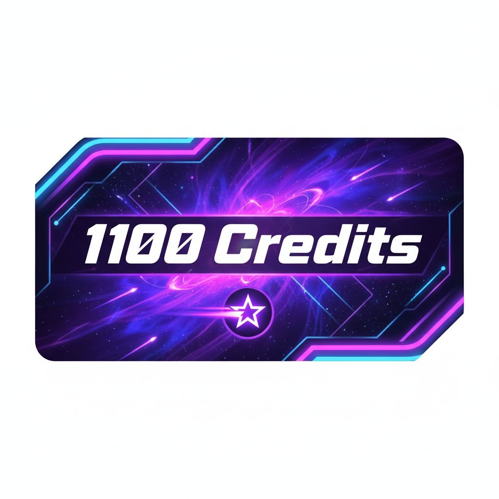 1100 Rocket League Credits