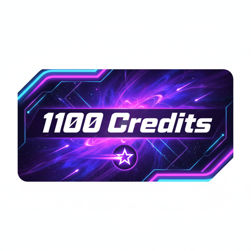 1100 Rocket League Credits